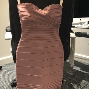 Herve Leger Strapless Bandage Dress